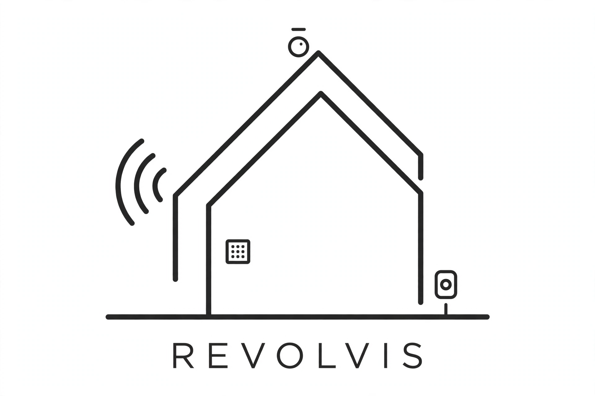 Revolvis house logo